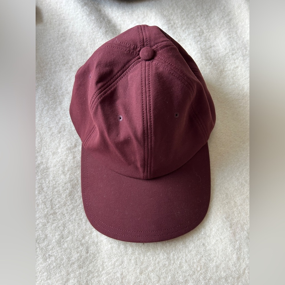 Lululemon Burgundy Running Cap